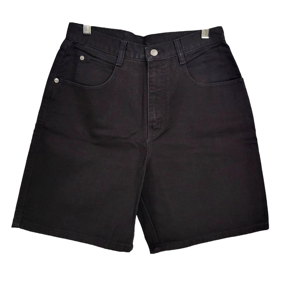 Vtg Fresno Black Denim Shorts today sz‎ 6